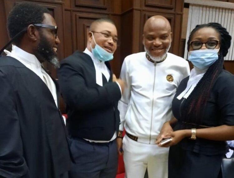 Nnamdi Kanu Refuses To Appear In Court, Over Refusal To Grant Him Bail