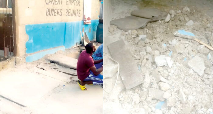 Drama As Woman Arrest Son, Exhumes Ex-Husband Corpse Buried In His Compound To Sell Property In Lagos