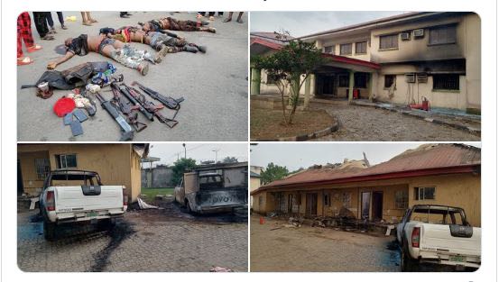 Gunmen Set Firebombs In INEC Office Imo State, 3 Dead, Properties Destroyed