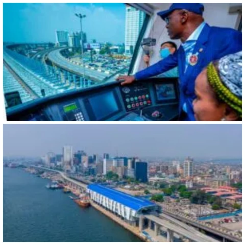 Lagos State Gov. Babajide Sanwo-Olu Inaugurates Blue Line Rail