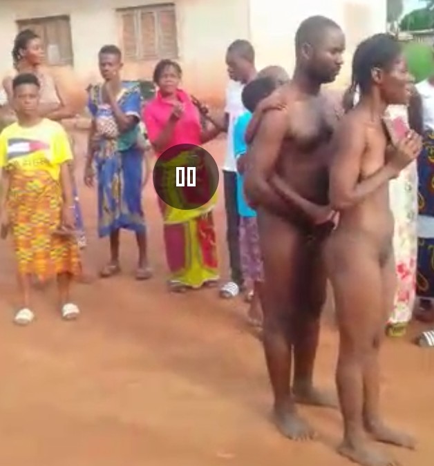 Reasons Pastor With His Wife Gave For Preaching Naked In Public (Video)