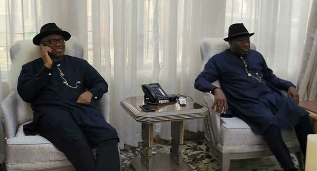 What Former President Jonathan Told Peter Obi In A Closed Door Meeting During Bayelsa Rally