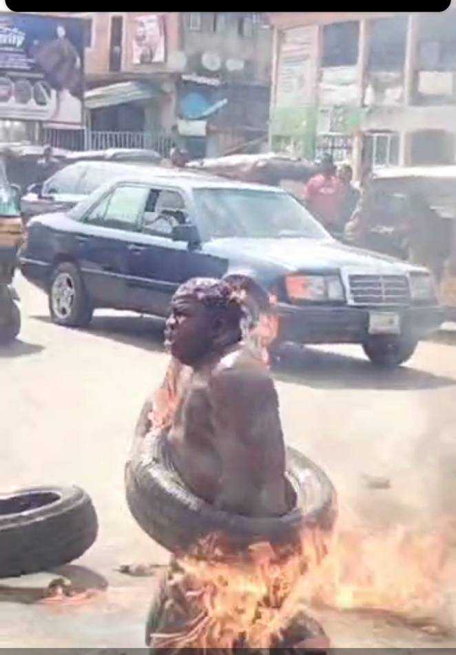 5 Burnt To Death At Old Nkpor Road For Attempting To Snatch Tricycle In Onitsha