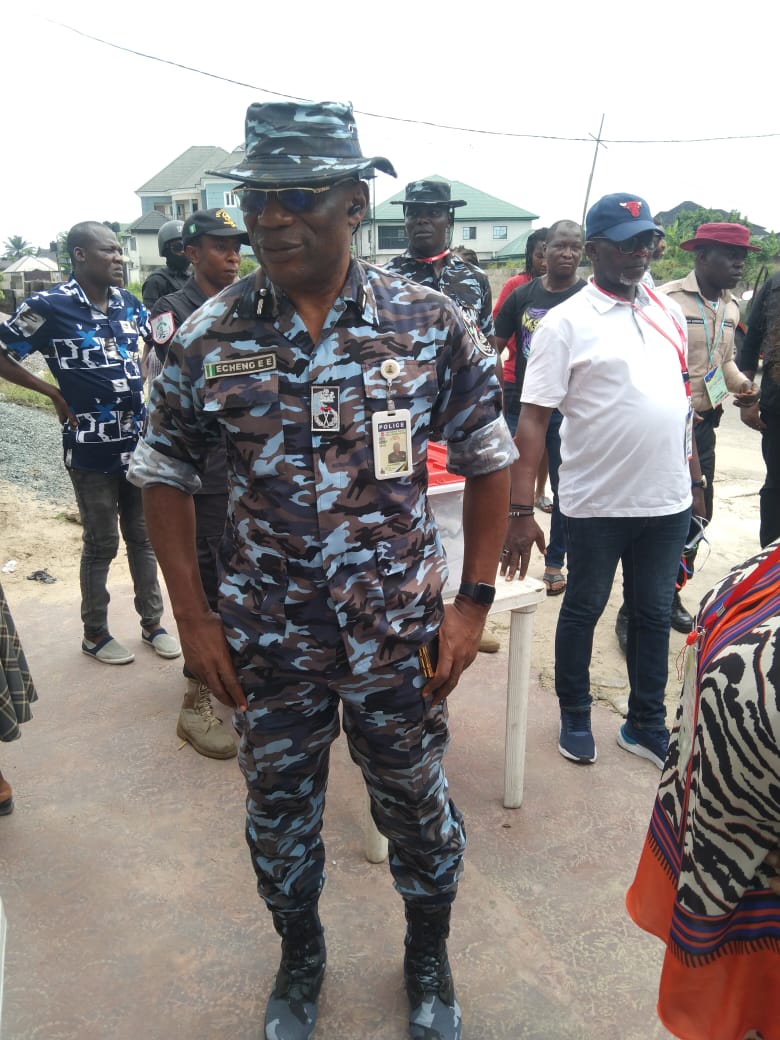 CP Echeng Commends Security Agents On Election Duty, Assures Of Commitment To Continuous Security
