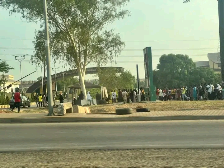 Japa Syndrome Activated, Crowd Besiege Immigration Offices In Abuja And Lagos Seeking Travel Documents
