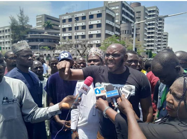 Reactions As Tinubu Supporters Protest Against Peter Obi, Atiku For Challenging Election Results