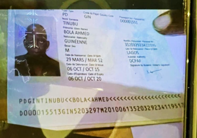 Reactions As Netzines/Investigative Journalist Uncovers Tinubu’s Guinea-Conakry Passports