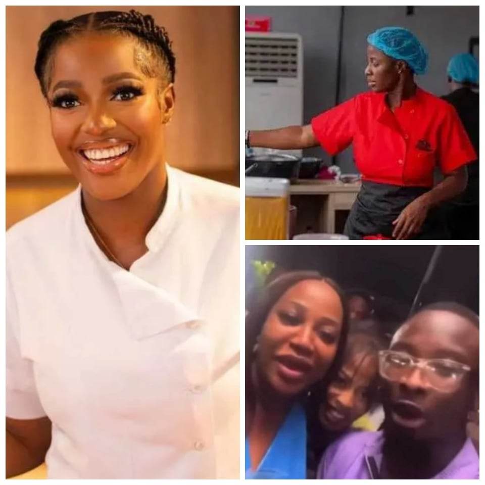 Nigerians Defy Rain To Eat Free Food As Chef Hilda Baci, Hits 85 Hours “Cook-a-thon” To World Records