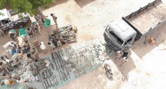 Troops Uncover ISWAP Underground Armoury In Sambisa Forest