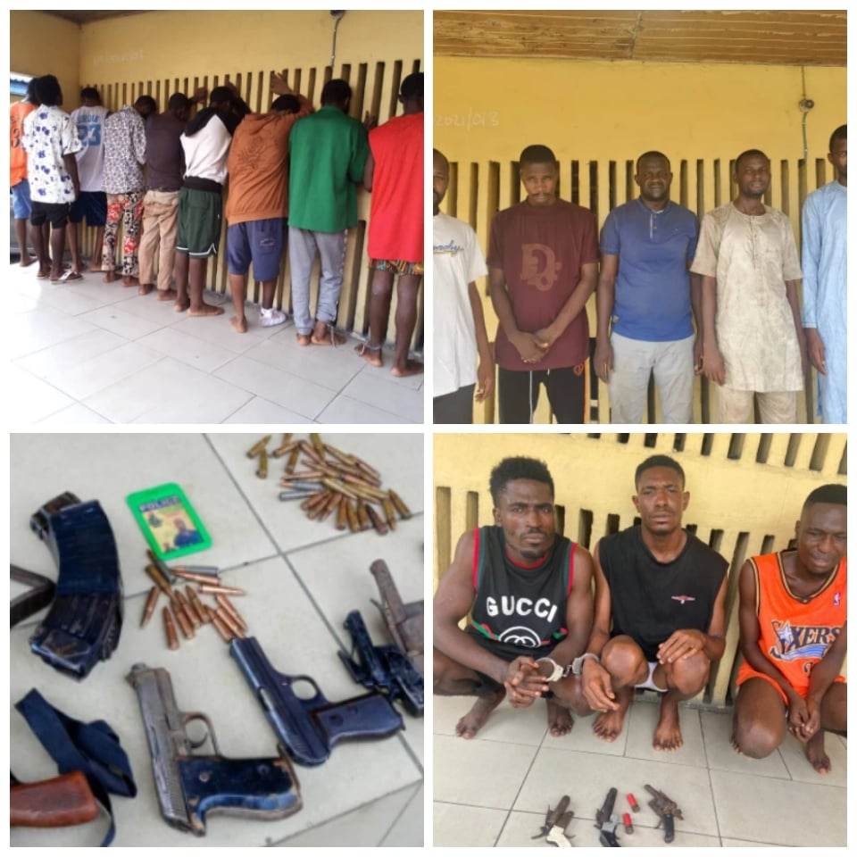 How Cars Stolen In Port Harcourt Ends In Kano: Police Burst Kidnap Syndicates, Recover 3 Cars, 6 Firearms