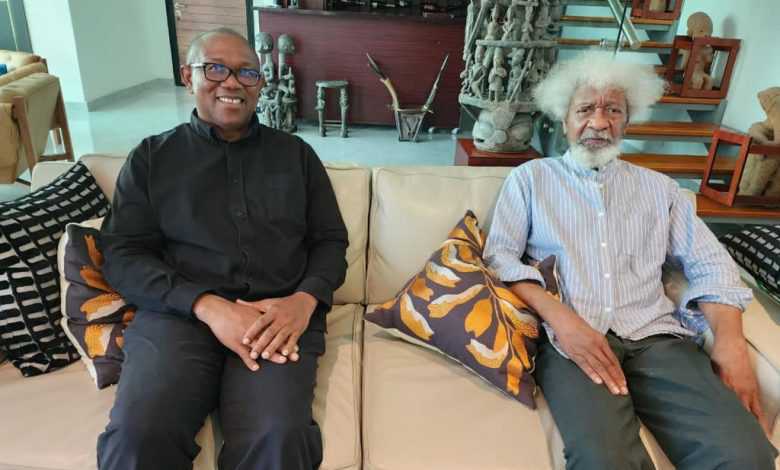 See How Obidients Attack Peter Obi, For Visiting Prof Wole Soyinka In Ogun State
