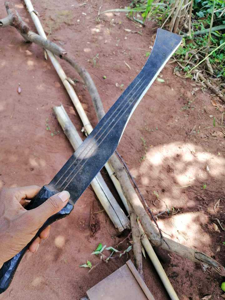 Mentally Challenged Man Brought For Deliverance In Church, Machetes Worshipper With Cutlass In Obosi
