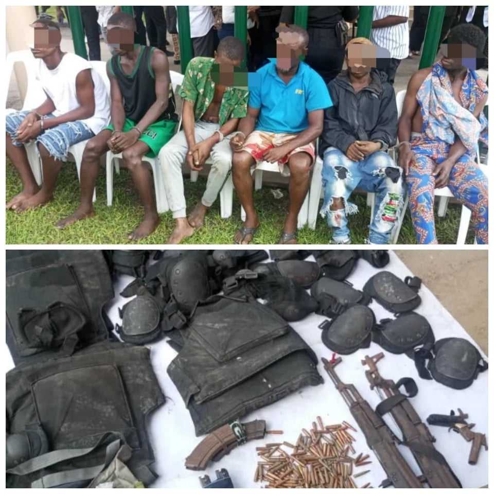 Police Nabs Serial Kidnapper, Otamiri From Olakwo Etche, Dismantle Camp Of Notorious Gangs In Emohua, Arrest 5 Suspects, Recovers GPMG,FMC,AK 47 Ammunitions