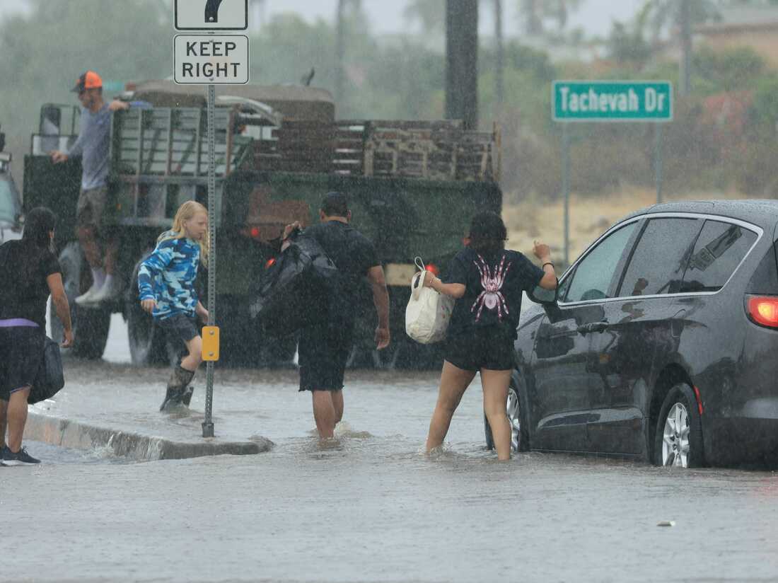 First Tropical Storm In 84 Years Hits Southern California With 5.1 Magnitude Earthquake Causing Flooding