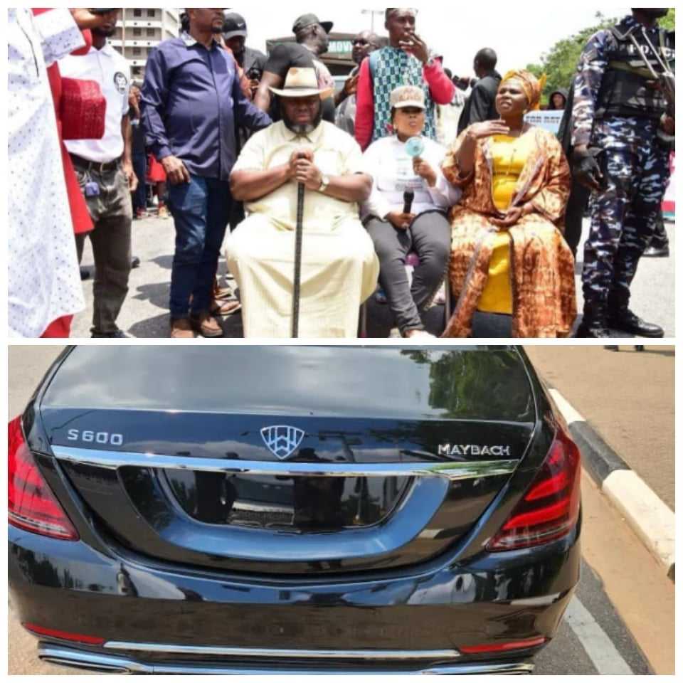 How Asari Dokubo Appears For Solidarity March With Bulletproof Vehicles Allegedly Donated by Tinubu