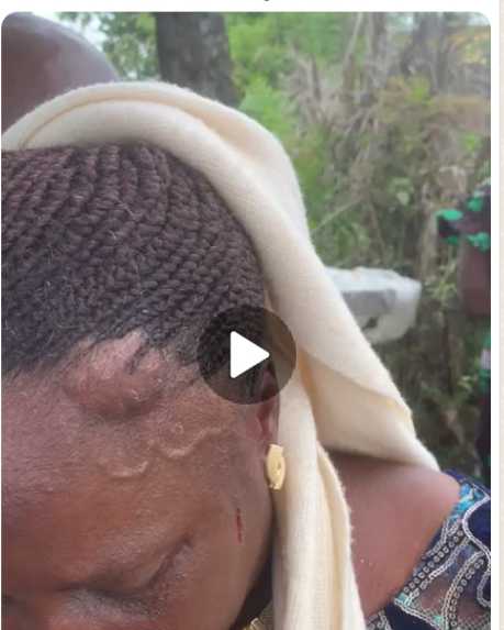 Viral Video Of How APC Ward Chairman Beats Ondo Women Commissioner, Hits Her Head With A Chair
