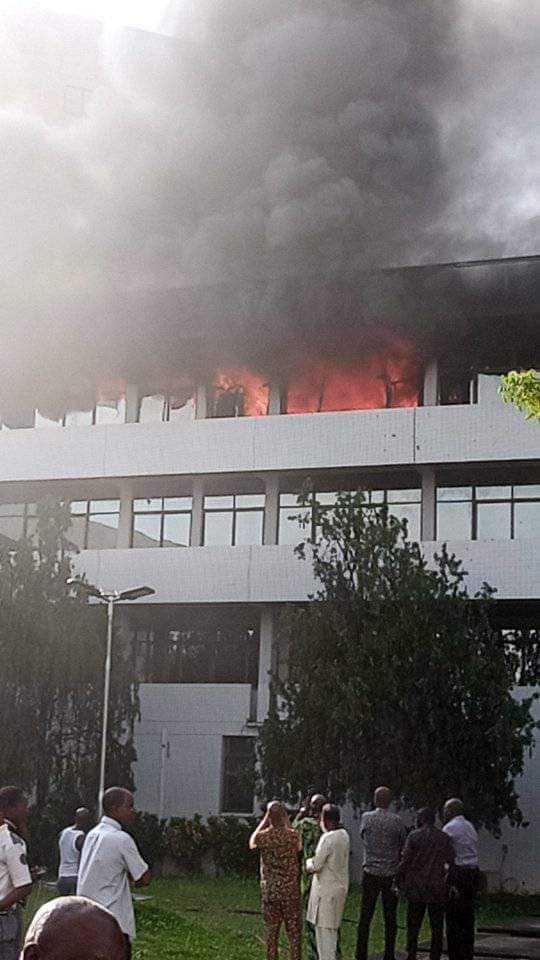 Fire Outbreak Raging At Supreme Court Building