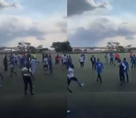 How Lawyers Engaged In Free For All Fight During NBA Conference Novelty Match Football In Abuja
