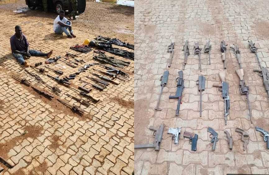 Nigeria army Bust Gun Manufacturing Factory In Kaduna,  Recover Cache Of Guns