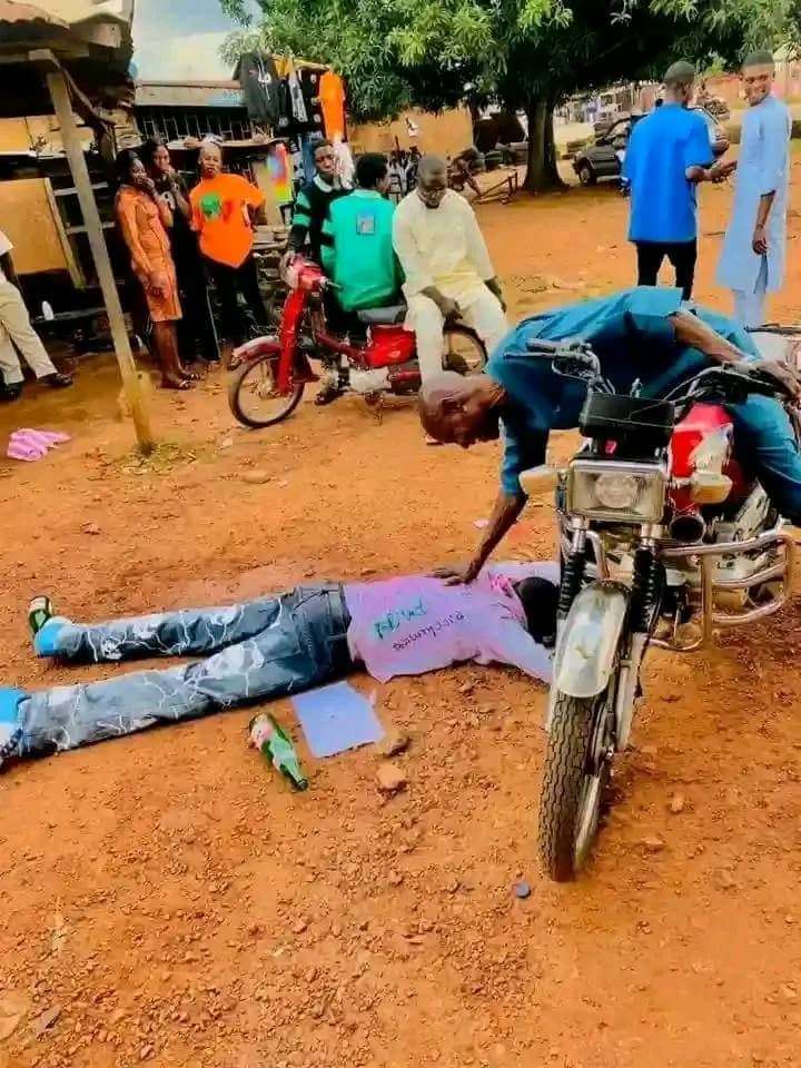 TRAGEDY!!! Fresh Graduate Dies Few Days After Prostrating Before His Okada Rider Father For Sending Him To School (Photos)