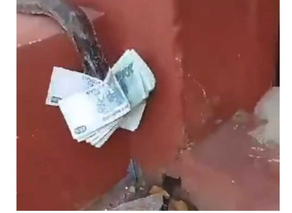 Scary/Spine-chilling Video Of Moments Huge Python Is Captured Delivering Money To A House