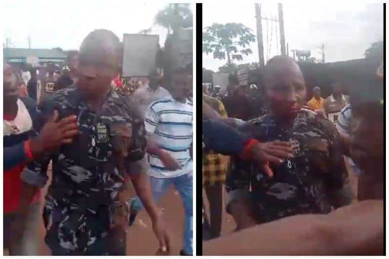 What Police Said About Viral Video Of Its Officers Beaten To A Pulp After Ballot Box Snatching