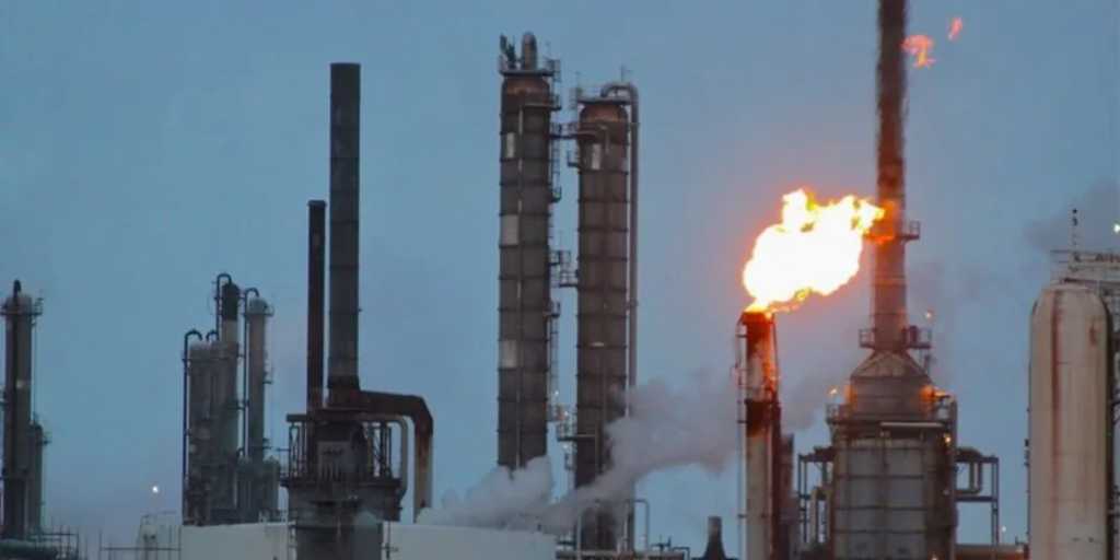 Port Harcourt Refinery Flare Back On, Indicating The Commencement of Oil Refining