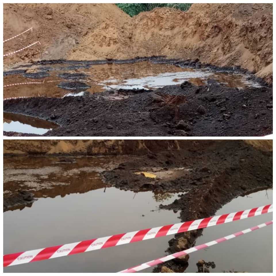 YEAC-Nigeria Raise Alarm Over Another Crude Oil Spill Oozing From A Pipeline Belonging To Shell
