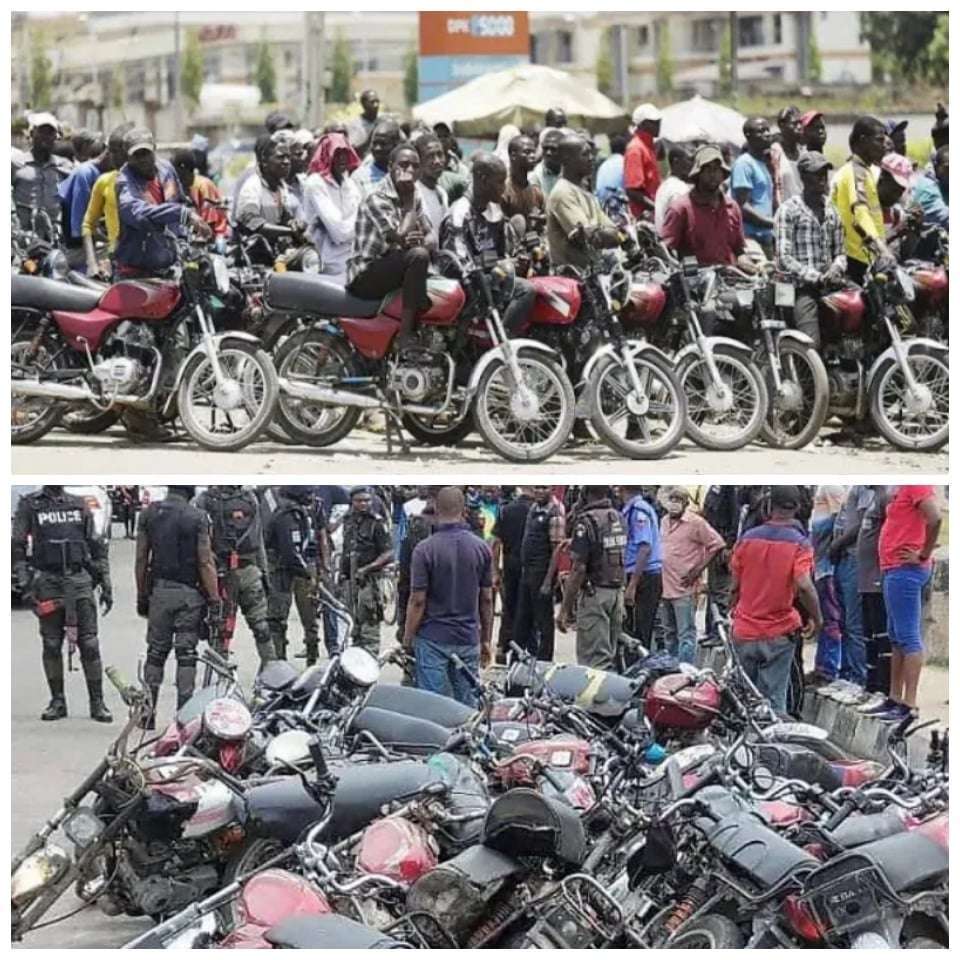 Lagos State Task Force Impounds Another 355 Okada Operating In Unauthorized Area