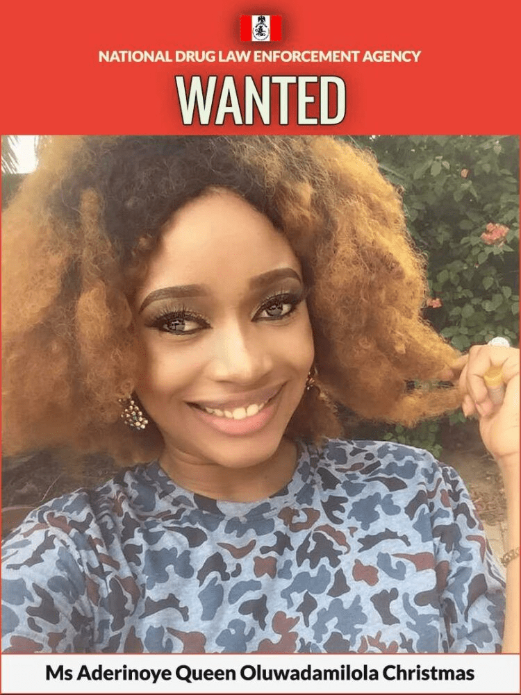 Nigerian Ex-Beauty Queen Declared Wanted By NDLEA For Running Drug Cartel In Lekki Home