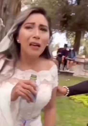 Reactions As Bride Cry Hard After Catching Groom Pants Down With Two Of Her Bridesmaids