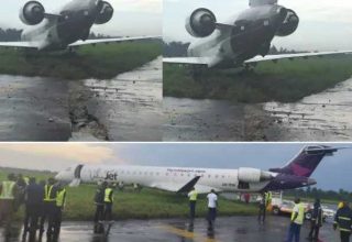 62 Passenger, 5 Crew Unhurt After Another Jet Skidded off Port Harcourt Airport Runway